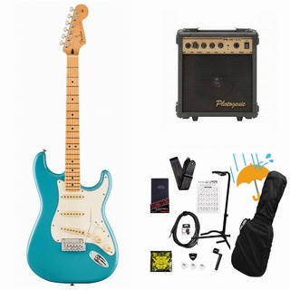 Fender Player II Stratocaster Maple FB Aquatone Blue エレキギター PG-10アンプ付属エレキギター初心者セットR