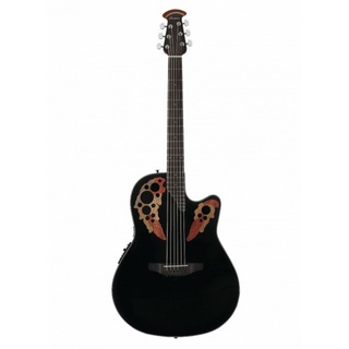 Ovation CE44-5-G BLK Celebrity Elite Exotic Mid Depth Black エレクトリックアコースティックギター
