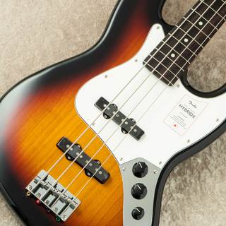 Fender Made in Japan Hybrid II Rosewood Fingerboard Jazz Bass -3-Tone Sunburst-【4.01kg】【#JD24023243】