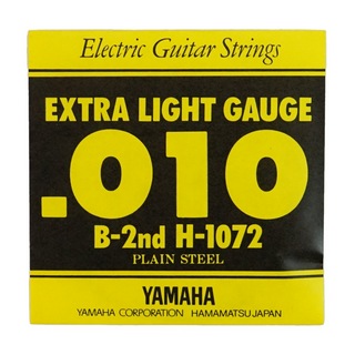 YAMAHA H1072 エレキギター用 バラ弦 2弦