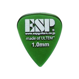 ESP ウルテム製ピック ティアドロップ/グリーン/1.0mm [PT-PSU10 GR]