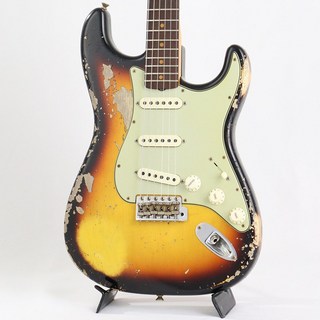 Fender Custom Shop【USED】 2022 Collection Time Machine 1961 Stratcaster Heavy Relic Super Faded/Aged 3-Color Sunburst