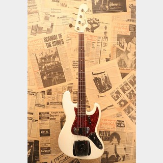 Fender 1962 Jazz Bass "Olympic White with Slab Neck and Matching Head Stock"