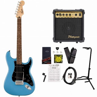 Squier by Fender Sonic Stratocaster Laurel Fingerboard Black Pickguard California Blue スクワイヤー PG-10アンプ付属エ
