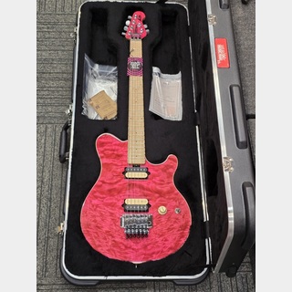 MUSIC MAN USA AXIS QUILTED MAPLE  "TRANS PINK" 【奇跡の限定復活】良杢個体!!!