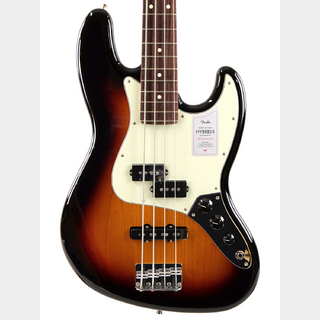 Fender 2024 Collection Made in Japan Hybrid II Jazz Bass PJ (3-Color Sunburst)