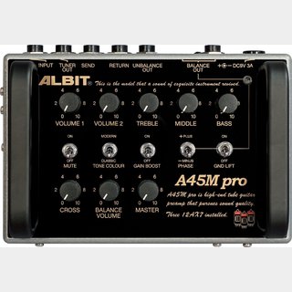 ALBIT A45M pro GUITAR PRE-AMP JTM45タイプ プリアンプ アルビット【WEBSHOP】