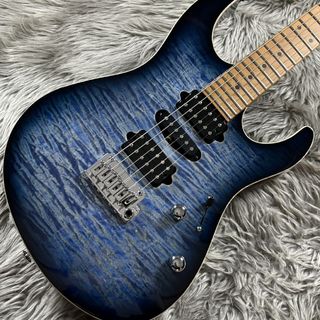 Suhr Modern Plus / Roasted Maple / Faded Trans Whale Blue Burst