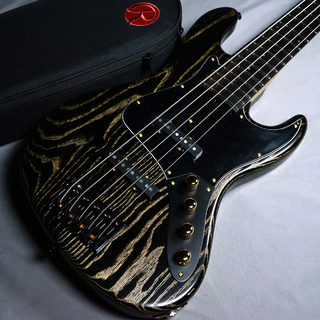 Red House GuitarsSeeker J5 Ash/Ebony S-Limited Openpore Black Gold Grain【店舗オーダーモデル】