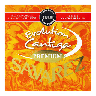 SAVAREZ510ERP Evolution Cantiga PREMIUM Normal tension クラシックギター弦×12セット