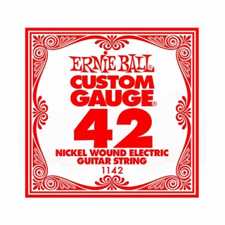 ERNIE BALL アーニーボール 1142 NICKEL WOUND 042 エレキギター用バラ弦