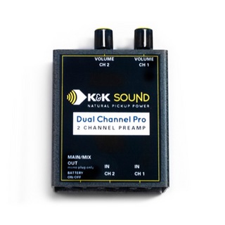 K&K SOUNDDUAL CHANNEL PRO PREAMP プリアンプ デュアルチャンネル
