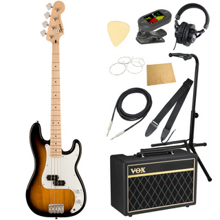 Squier by Fender スクワイヤー スクワイア Sonic Precision Bass MN 2TS エレキベース VOXアンプ付き 入門10点 初心者セット