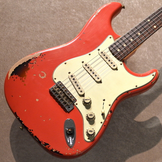 Fender Custom Shop Michael Landau Signature 1963 Stratocaster Relic ～Fiesta Red over 3-Color Sunburst～ #R130979