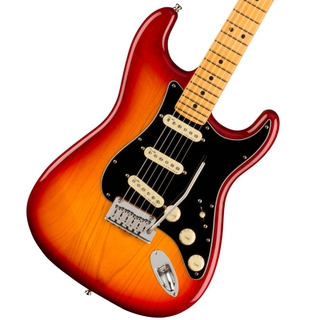 Fender American Ultra Luxe Stratocaster Maple Fingerboard Plasma Red Burst フェンダー【WEBSHOP】