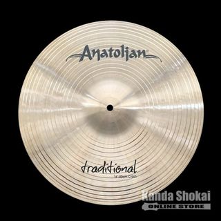 Anatolian CymbalsTRADITIONAL 16"Crash【WEBSHOP在庫】