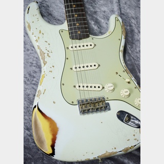 Fender Custom Shop 1961 Stratocaster Heavy Relic / Super Faded Aged Sonic Blue over 3Color Sunburst [3.59kg]