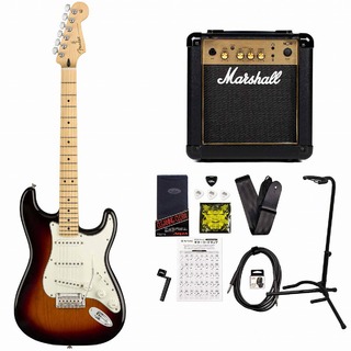 Fender Player Series Stratocaster 3 Color Sunburst Maple MarshallMG10アンプ付属エレキギター初心者セット【WE