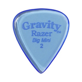 Gravity Guitar PicksRazer -Big Mini- GRAB2P 2.0mm Blue ギターピック
