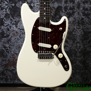 FenderMade in Japan CHAR MUSTANG Olympic White / Rosewood【現物画像】【3.1kg】