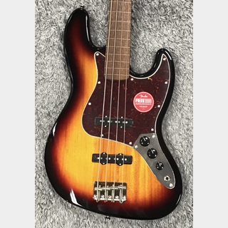 Squier by Fender Classic Vibe '60s Jazz Bass Fretless 3-Color Sunburst / Laurel 【2024年製】【フレットレスベース】