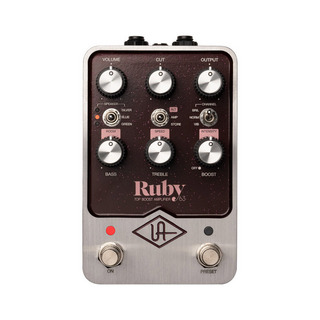 Universal AudioUAFX Ruby '63 Top Boost Amplifier プリアンプ