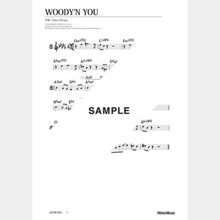楽譜 Woody’n You