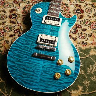 Gibson 60th Anniversary 1959 Les Paul Standard Gloss 7A Quilt Top Turquoise Blue 【2021年製・3.64kg】