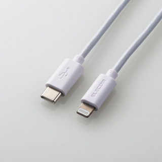 ELECOM MPA-CL10WH USB C-Lightningケーブル1.0m