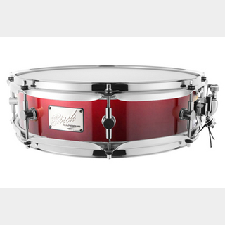 canopusBirch Snare Drum 4x14 Crimson Fade Mat LQ