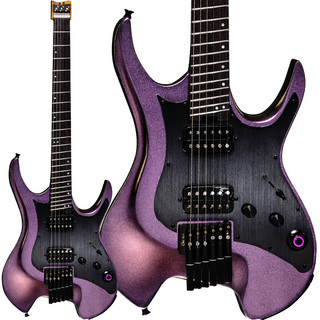 MOOER GTRS W900 Aurora Pink エレキギター ワイヤレス搭載 エフェクト内蔵 ヘッドレス オーロラピンク