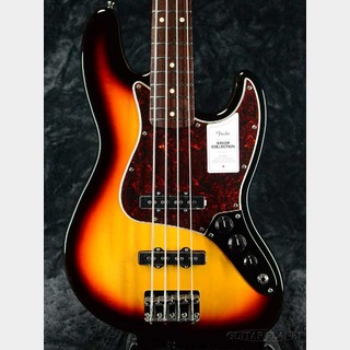 FenderMade in Japan Junior Collection Jazz Bass - 3-Color Sunburst / Rosewood -【ローン金利0%!!】