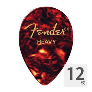 Fenderフェンダー 358 Shape Shell Heavy ギターピック 12枚入り