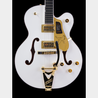 Gretsch Falcon Hollow Body with String-Thru Bigsby and Gold Hardware(White)