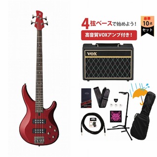 YAMAHA TRBX304 キャンディアップルレッド(CAR)  TRBX300シリーズ TRBX アクティブベース VOXアンプ付属エレキベー