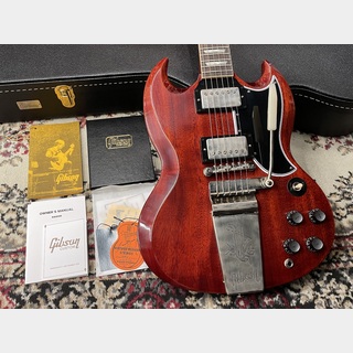 Gibson Custom Shop Historic Collection 1964 SG Standard Reissue w/Maestro Vibrola VOS (#402324) Cherry Red