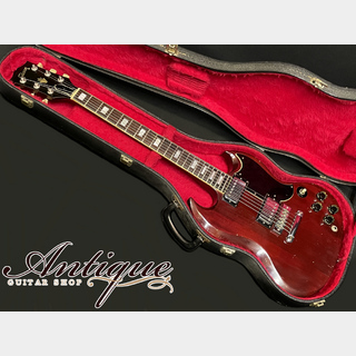 GibsonSG Standard 1975 Cherry /Dark RWFB /Tur Back Super Humbucker 3.14kg "Virgin Solder & Hi-Originality"
