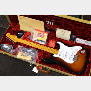 Fender 70th Anniversary American Vintage II 1954 Stratocaster 2-Color Sunburst #V701278 【3.72kg】