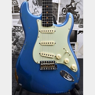 Fender Custom Shop ~2019 NAMM LTD #134~ 1959 Stratocaster Relic Reverse Headstock!! -Lake Placid Blue / Blue Sparkle