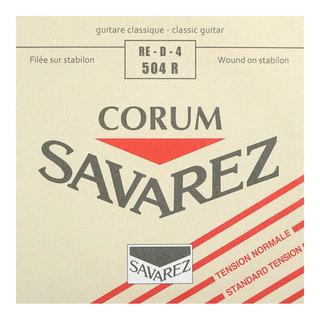 SAVAREZ504R CORUM Normal tension クラシックギター弦 4弦 バラ弦×5本