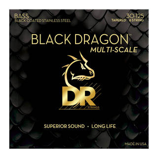 DR DR DBSMB6-30 BLACK DRAGON Multi-Scale Bass Strings 30-125 6弦エレキベース弦