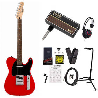 Squier by Fender Sonic Telecaster Laurel Fingerboard Black Pickguard Torino Red スクワイヤー VOX Amplug2 AC30アンプ付