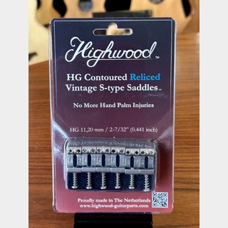 HighwoodHG Contoured Reliced Vintage S-type Saddles