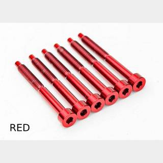 FU-Tone Titanium String Lock Screw Set (6) -Red-【Webショップ限定】
