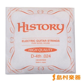 HISTORY HEGSH024 エレキギター弦 バラ弦