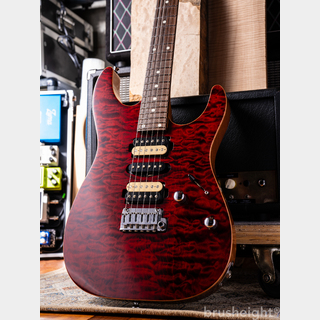 T's Guitars 【動画有】T's Guitars DST-Pro24 Type2  4A Quilt "Black cherry"