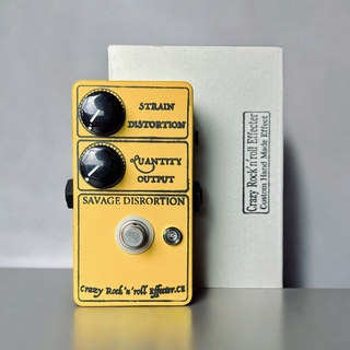 Crazy Rock'n'roll effecter Retro Series Savage Distortion Pedal  [S/N:240023]