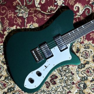 SPARROW GUITARS フルアコ ファイヤーパターン ビグスビー 銀色