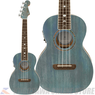 Fender AcousticsDhani Harrison Uke Walnut Fingerboard Turquoise 【チューナープレゼント】