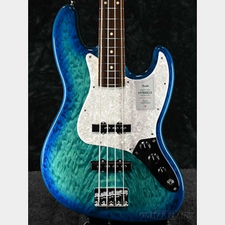 Fender2024 Collection Made in Japan Hybrid II Jazz Bass -Quilt Aquamarine- 【4.24kg】【送料当社負担】